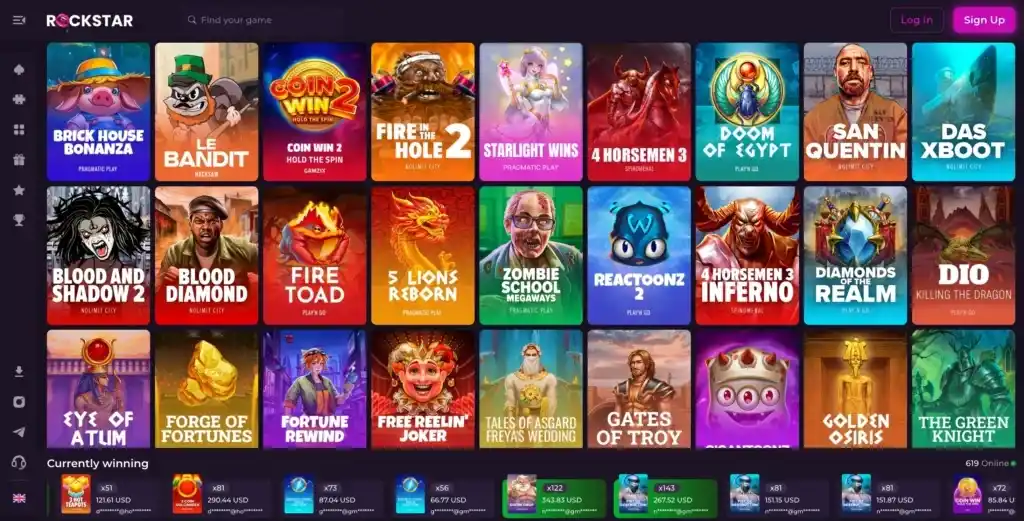Rockstar Casino casino review section 3